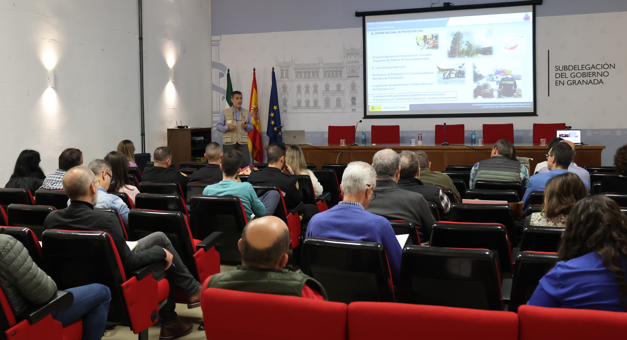 La Alhambra será el escenario, el próximo miércoles, de un ejercicio práctico de episodio sísmico de intensidad moderada